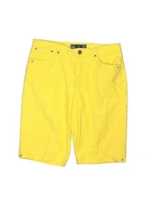 French Dressing Jeans Women Yellow Denim Shorts 12