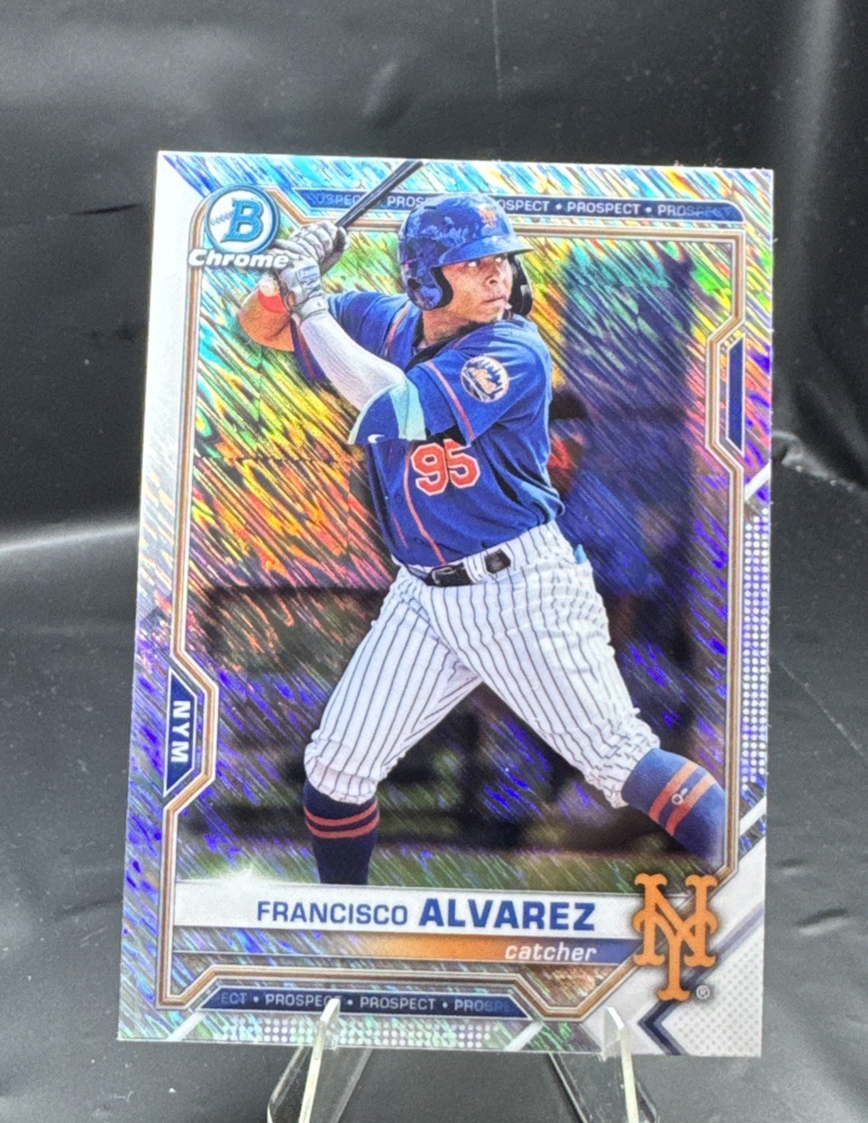 2021 Bowman Chrome - Prospects Francisco Alvarez #BCP-209 Shimmer Refractor (RC)