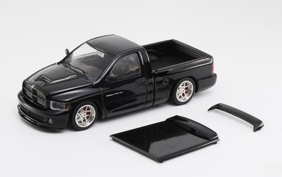 GCD 1:64 Black RAM SRT-10 Pickup Truck Sports Model Diecast Metal Car New