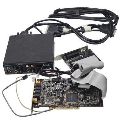 #ad Creative Labs Sound Blaster Audigy EX SB0110 SB0230 Sound Card And External Box $84.99