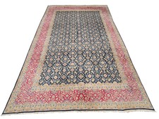 Kirman Rug 400x280cm Cork Wool Signed Floral Boteh Pattern