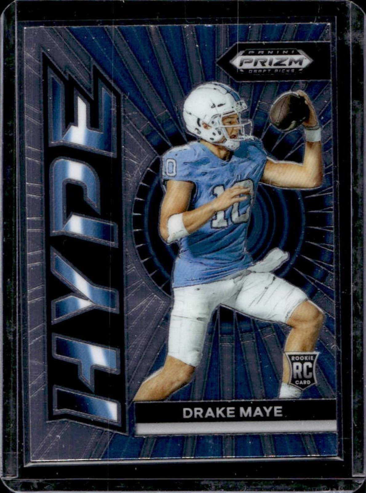 2024 Prizm Draft Picks Drake Maye Hype RC Rookie #HP-DM Tar Heels
