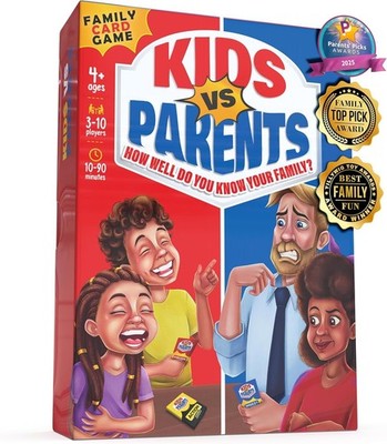 Kids VS Parents   A Hilarious Family Game with Conversation Starters & Fun Ch...