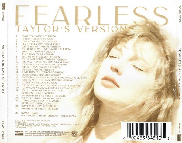 Taylor Swift – Fearless (Taylor's Version) (2×CD, Deluxe, Target
