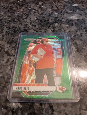 2024 Prizm GREEN WAVE PRIZM Andy Reid #145 Chiefs (JM)
