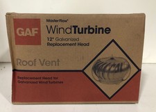 Master flow GT12E 12" Galvanized Externally Braced Replacement Turbine Head New