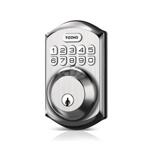 TEEHO TE001 Keyless Entry Door Lock with Keypad - Smart Deadbolt Lock for Fro...