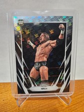 2026 Topps Chrome WWE Triple H Black Logofractor 04/10