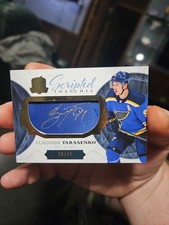 Tarasenko The Cup Patch Autograph SSP Scripted Swatches 28/35 Gold Ink 2017/18