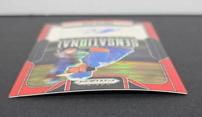 2025 Panini Prizm Sensational Signatures Red Pulsar Hunter Haas 85