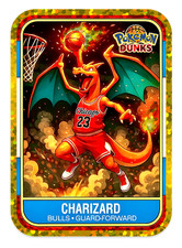 CHARIZARD Michael Jordan Rookie Foil Sparks C...
