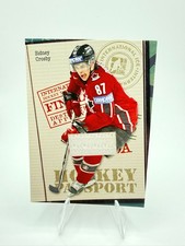 2006 IN THE GAME INTERNATIONAL ICE #HP-12 SIDNEY CROSBY HOCKEY PASSPORT MEM /10