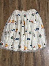Hanna Andersson Disney Collection Skirt Girls Large Moana Tulle Embroidered NEW