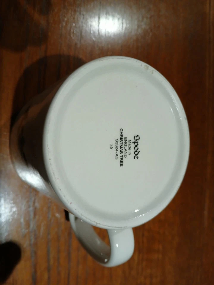 Set Of 6 Spode Christmas Tree Pattern Mugs - Image 3 of 4