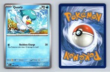Quaxly #50 SV Paldea Evolved Common Pokemon 2023 TCG Card
