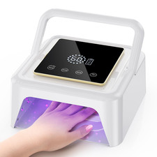 Lampara Unas UV Inalambrica 108W LED 36 Leds Pantalla Tactil Secado Rapido