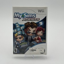 Used MySims Agents Nintendo Wii Video Game Tested Works Light Scratches