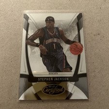 🟢2009-10 Certified Stephen Jackson #56 Charlotte Bobcats Basketball Vintage