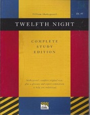 TWELFTH NIGHT (CLIFFS COMPLETE STUDY EDITION) By William Thomas Jones