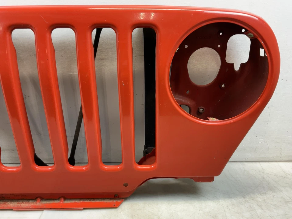 Jeep TJ Wrangler OEM Front Grille Shell Impact Orange PV5 1998 1999-2006 064243 - Image 3 of 4