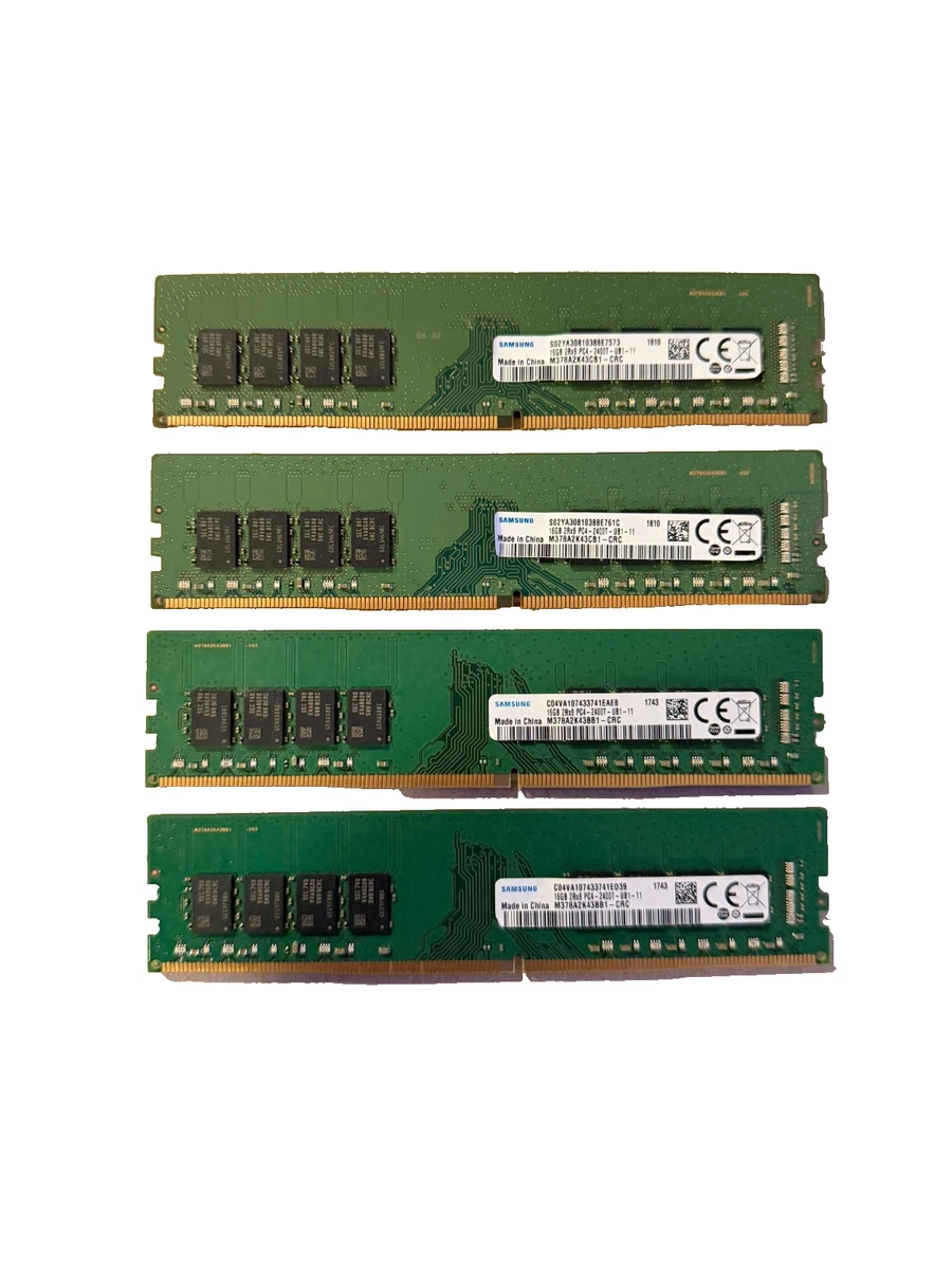 PC4-19200 (DDR4-2400) Bus Speed Computer RAM 64 GB Total Capacity