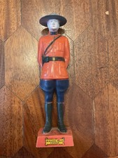 Vintage Plastic Figurine of a Royal Canadian Mounted Police RCMP officer
