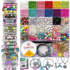 PHODDR 4300 Piece DIY Bracelet Making Kit - Jewelry Crafts adjustable, colour