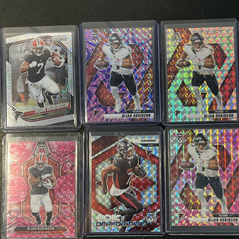 Bijan robinson card lot (6) Inserts E75
