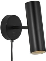 Moderne Schwarz 1X8W/Gu10 Wandleuchte IP20 Energieeffizient
