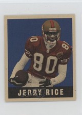 1997 Leaf Reproduction 1809/1948 Jerry Rice #5 HOF 1n93