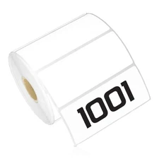 3.5" x 1.5" Direct Thermal Label - Compatible with Rollo Label Printer & Zebr...