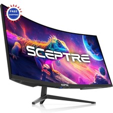 Sceptre 34 Curved Ultrawide WQHD Monitor 3440x1440 Up to 180Hz 165Hz R1500 sRGB