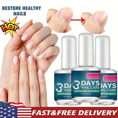 3 Days Nail Care - Keratin Amino Acid Formula Superior Nail Nourish 16 ml New US