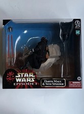 2024 SDCC Hasbro Exclusive Star Wars Black Series Darth Maul & Sith Speeder New