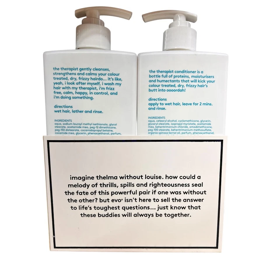 Evo The Therapist Calming Shampoo and Conditioner 16.9 oz DOU Set - Image 3 of 3