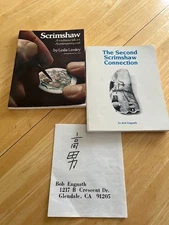 Signed Bob Engnath The Second ScrimShaw Connection/Scrimshaw by Leslie Linsley