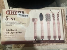 Mescomb 5 in 1 Hair Interchangeable Styler - High Speed Hair Dryer Brush 