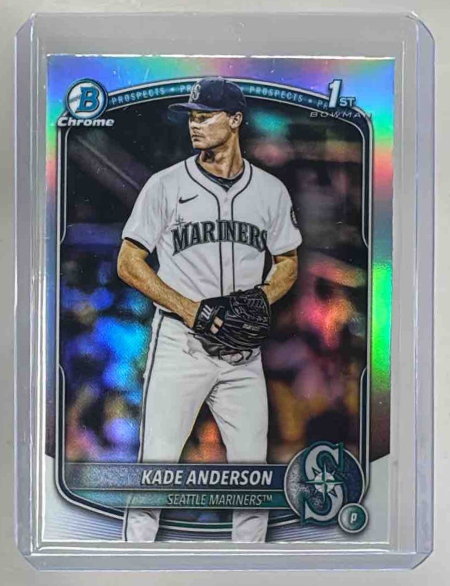 Kade Anderson 2025 Bowman Draft #BDC-3 Refractor Chrome Rookie 1st RC