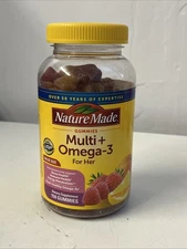 Nature Made Women's Multivitamin with Omega 3 Gummies 150 Count Nutritional S...
