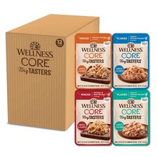 CORE Tiny Tasters Adult Wet Cat Food Natural Protein-Rich Grain Free 12 Pack
