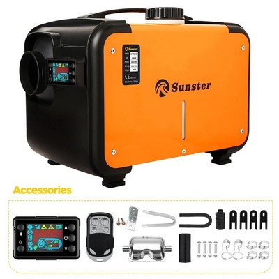 12V/24V 240V 8KW Luft Diesel Nachtheizung Bluetooth Fernbedienung LCD für Auto Boot LKW