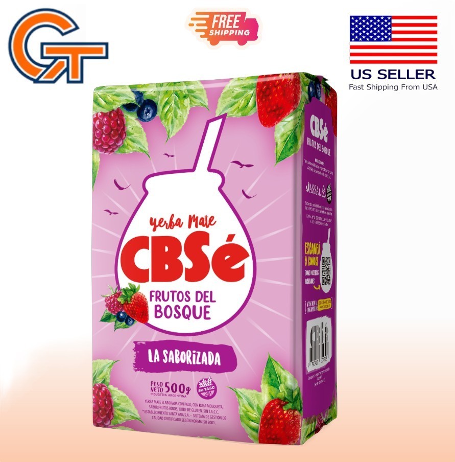 CBSé Yerba Mate Forest Fruit Blend –  (500 g ), Ship From USA
