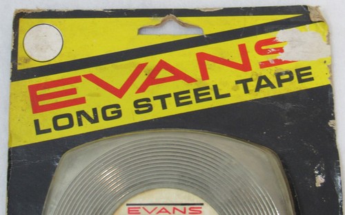 Evans Nastro Acciaio Bianco 100ft n. 510 Vintage - Foto 3 di 10