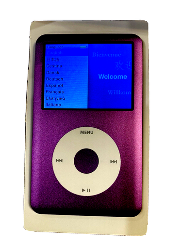Apple iPod Classic 7. Generation Lila Pink (256GB) Konvolut mit neuem Zubehör - Bild 4 von 9