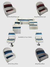 Horizon Manufacturing Premium Pontoon Furniture Set 12 PC Premium 012