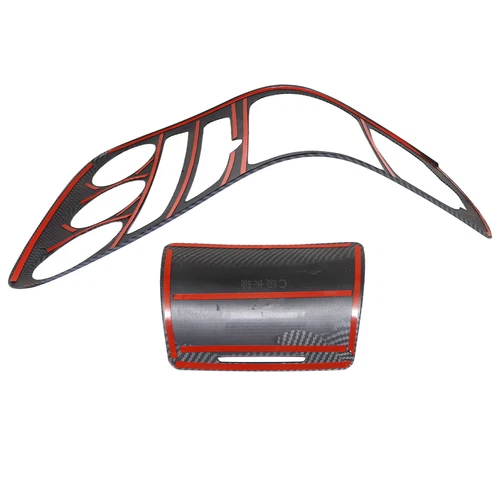 For 2014-2021 Mercedes C Class W205 Carbon Fiber Console Gear Shift Frame Trim - Picture 15 of 17