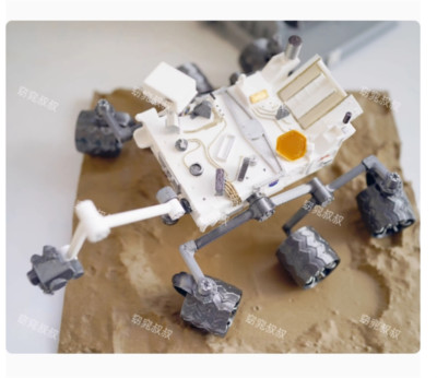 NASA Curiosity Mars rover Static Model Painted Toy 1/24 Scale  Collection Gifts