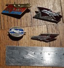 4 Sign Air Plane BADGE Pin An 124 AH Aeroflot Line Craft Antonov Aeroflot Flight
