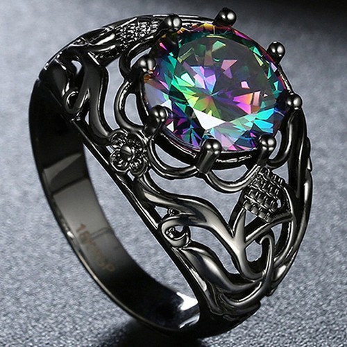 Women Wedding Ring Elegant Rings Cubic Zirconia Jewelry Size 6-10 - Bild 17 von 19