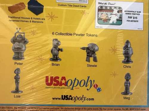 Family Guy Monopoly 2006 Collector's Edition Board Game BRAND NEW Sealed - Picture 6 of 10